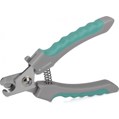 Navaris Professional Dog Nail Clippers Νυχοκόπτης Grey / Light Blue