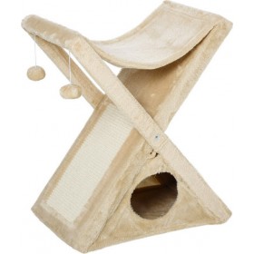 Pawhut Ονυχοδρόμιο Πτυσσόμενο με Αιώρα Μπεζ 32x54.5x65cm