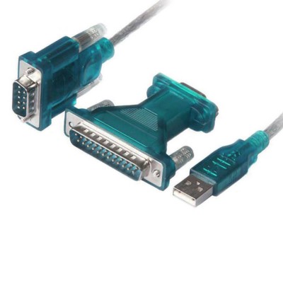 Jasper Conran Καλώδιο USB-A σε RS232 25-pin male / RS232 9-pin male 1.2m