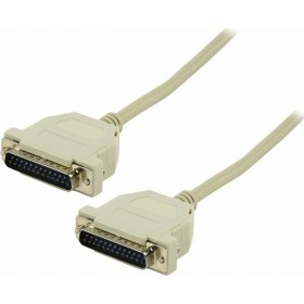 Καλώδιο RS232 25-pin male σε RS232 25-pin male 5m