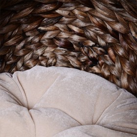 Pawhut Υπερυψωμένο Πλεκτό Καλάθι Γάτας Σκούρο Καφέ 42x52x33cm Pawhut Υπερυψωμένο Πλεκτό Καλάθι Γάτας Σκούρο Καφέ 42x52x33cm