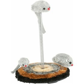 Παιχνίδι Γάτας 3 Ποντίκια σε Ελατήριο 14.5x26cm Παιχνίδι Γάτας 3 Ποντίκια σε Ελατήριο 14.5x26cm