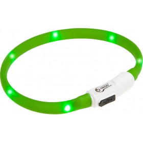 Ferplast Cat Night Collar Κολάρο Γάτας Πράσινο 35cm