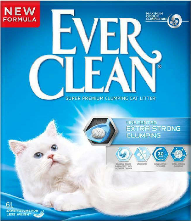 Ever Clean Extra Strong Clumping Unscented 6lt Ever Clean Extra Strong Clumping Unscented 6lt