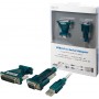 LogiLink Καλώδιο USB 2.0 σε RS232 25-pin male / RS232 9-pin male