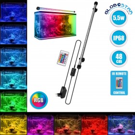 GloboStar Φωτιστικό Ενυδρείου 48cm LED 5.5W 180° AC 230V