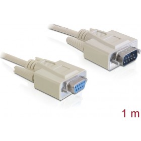 DeLock Καλώδιο RS232 9-pin male σε RS232 9-pin female 1m