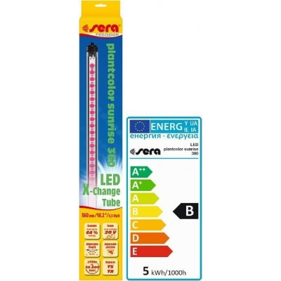 Sera Led Plantcolor Sunrise X-Change Tube Plantcolor Sunrise 360mm 4.3W