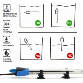 BPS Blackwell Θερμοστάτης BPS 300W με Ροοστάτη Ρύθμισης Θερμοκρασίας