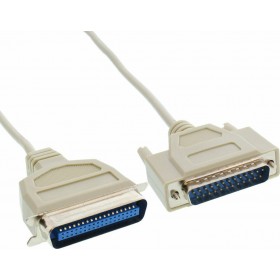 InLine Καλώδιο RS232 25-pin male σε Parallel 36-pin male 5m InLine Καλώδιο RS232 25-pin male σε Parallel 36-pin male 5m