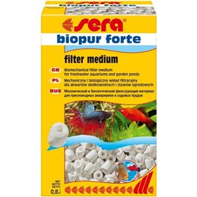 Sera Biopur Forte Κεραμικό Μακαρόνι για Φιλτράρισμα Ενυδρείου 800ml