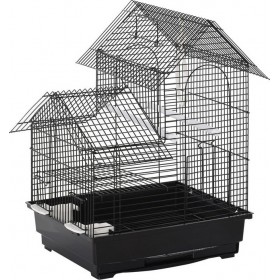 Pawhut Μεταλλικό Κλουβί Πτηνών 39x34x47cm D10-063BK