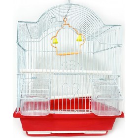 Κλουβί Πτηνών Κόκκινο 30x23x39cm