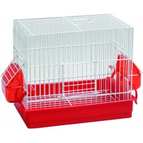 Κλουβί για Καναρίνια 27.5x19.5x31cm Κόκκινο