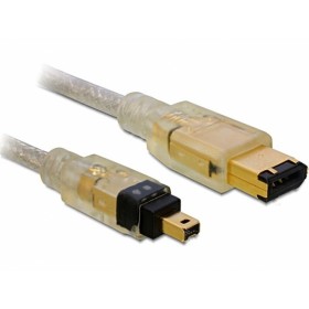 DeLock Firewire Cable 6-pin male - 4-pin male 2mΚωδικός: 82577 