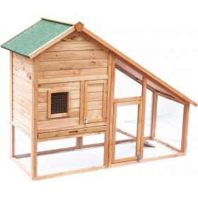 Pawhut Ξύλινο Κλουβί Κουνελιών - Μικρών Ζώων 158x65x120cm Pawhut Ξύλινο Κλουβί Κουνελιών - Μικρών Ζώων 158x65x120cm