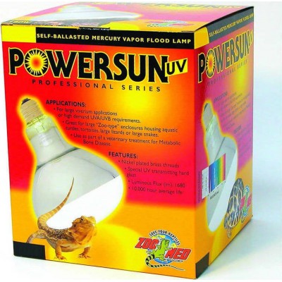 Zoomed Power Sun Λάμπα Ερπετών UV 100W