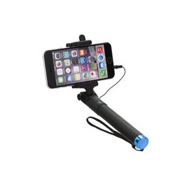 Combo Selfie Stick με Καλώδιο 3.5mm Μπλε Combo Selfie Stick με Καλώδιο 3.5mm Μπλε