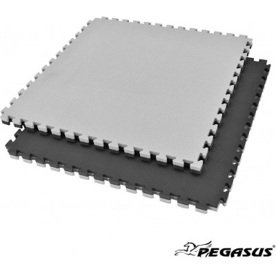 Pegasus Β-4100-30 Δάπεδο Παζλ Γυμναστηρίου 3cm Black/Grey 1τμχ