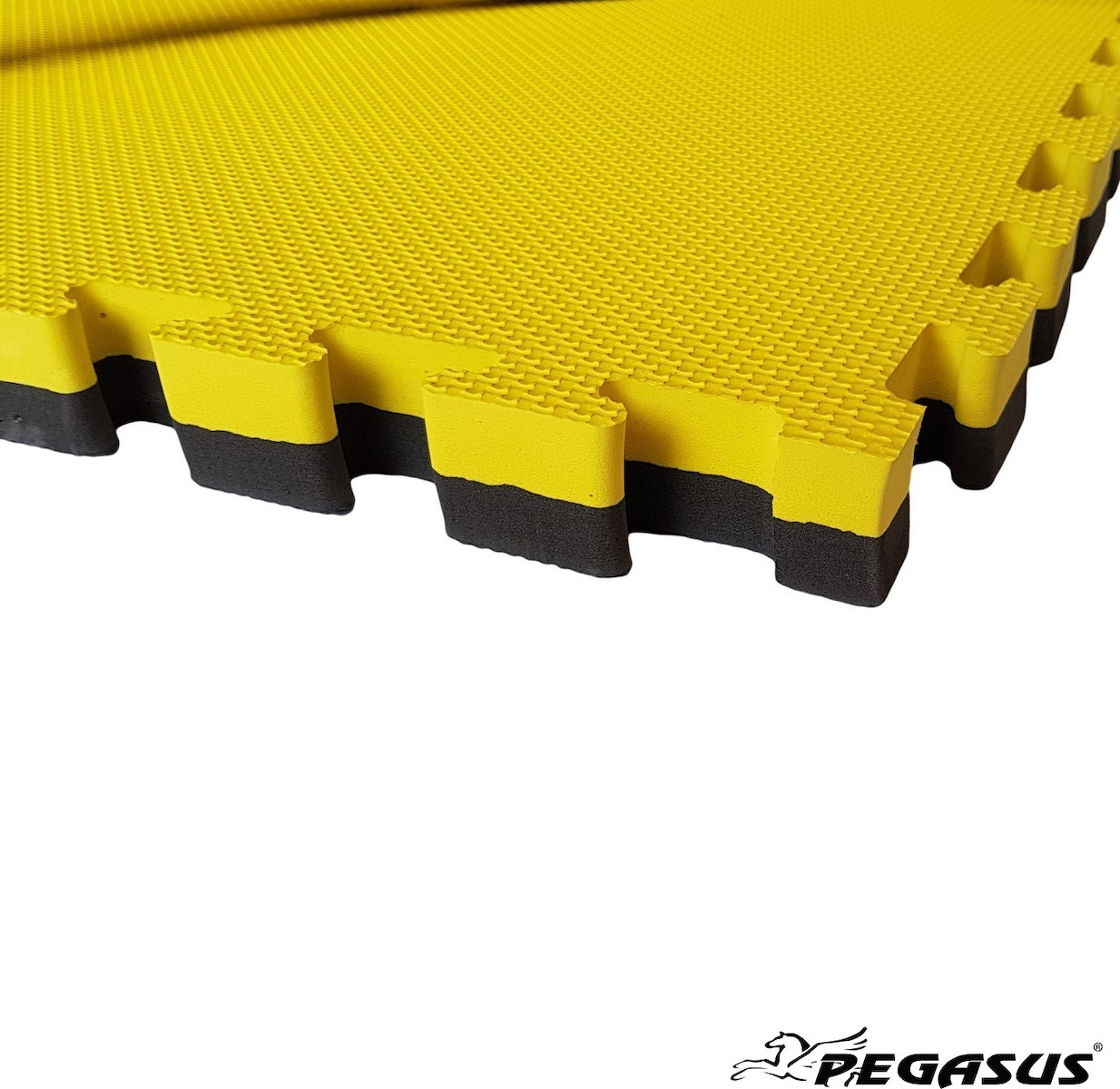 Pegasus Β-4100-20 Δάπεδο Παζλ Γυμναστηρίου 2cm Black/Yellow 1τμχ