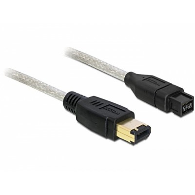 DeLock Firewire Cable 9-pin male - 6-pin male 1mΚωδικός: 82595 