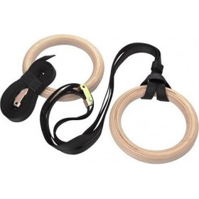 MDS Κρίκοι Γυμναστικής με Ιμάντες Φ28cm MDS Κρίκοι Γυμναστικής με Ιμάντες Φ28cm