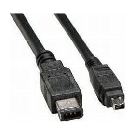 FireWire Cable 4-pin male - 6-pin male 2m
