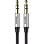 Baseus Cable 3.5mm male - 3.5mm male Μαύρο 1.5m (CAM30-CS1)