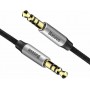 Baseus Cable 3.5mm male - 3.5mm male Μαύρο 1.5m (CAM30-CS1)