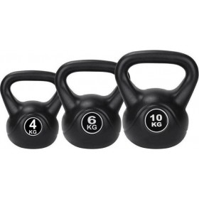Hoppline HOP1001222 Kettlebell 20kg Μαύρο 3τμχ