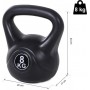 HomCom A91-076 Kettlebell από PVC 8kg Μαύρο