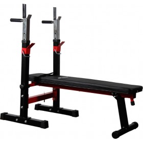 X-FIT 06-003-230 Πάγκος Γυμναστικής Γενικής Χρήσης Οριζόντιος με Ορθοστάτες