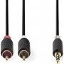 Nedis Cable 3.5mm male - RCA male 10m (CABW22200AT100)