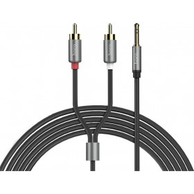 Hoco Cable 3.5mm male - 2x RCA male 1.5m (UPA10)
