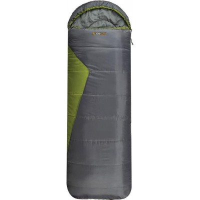 OZtrail Sleeping Bag Μονό 3 Εποχών Blaxland Hooded Grey/ Green