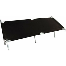Mil-Tec Black US Style Aluminum Folding Bed with Bag