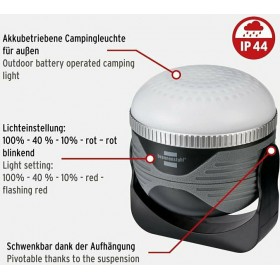 Brennenstuhl Επαναφορτιζόμενο Φανάρι 310 LED & BT Ηχείο 3W Brennenstuhl Επαναφορτιζόμενο Φανάρι 310 LED & BT Ηχείο 3W