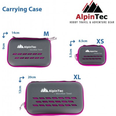 AlpinPro Dryfast 75x150cm Purple