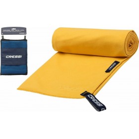 CressiSub Fast Drying Πετσέτα Microfiber 160x80cm Κίτρινο CressiSub Fast Drying Πετσέτα Microfiber 160x80cm Κίτρινο