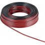 Goobay Cable 2x 0.35mm² Ατερμάτιστο - Ατερμάτιστο Μαύρο/Κόκκινο 25m (59372)