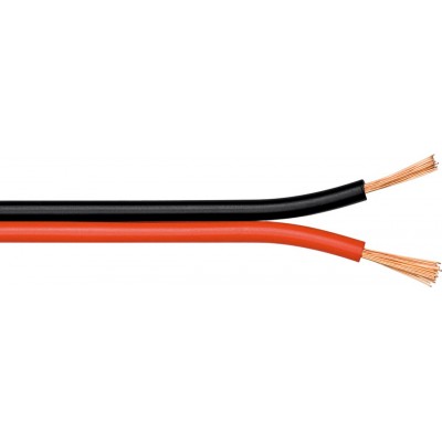 Goobay Cable 2x 0.5mm Ατερμάτιστο - Ατερμάτιστο 25m (15090)