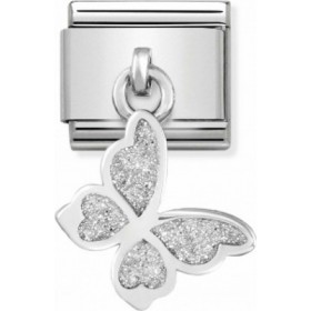 Nomination Composable Classic Double Link Ασήμι 925 Πεταλούδα με Γκλίτερ Nomination Composable Classic Double Link Ασήμι 925 Πεταλούδα με Γκλίτερ