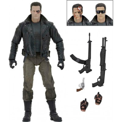 Neca Terminator Ultimate Police Station Assault T-800 (Motorcycle Jacket) 18εκ.