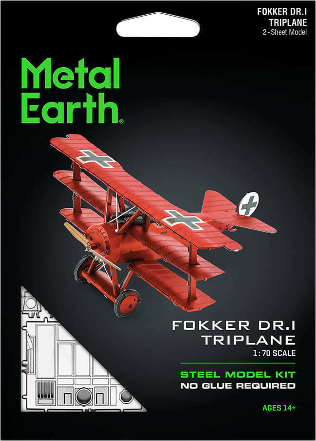 Fascinations Metal Earth Fokker Dr. I Triplane