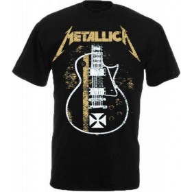 Metallica Guitar T-Shirt Black