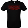 Stranger Things Logo Unisex Black T-Shirt