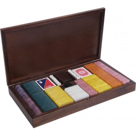 Supergifts Radica Ξύλινη Κασετίνα με 485 Μάρκες Madreperla Supergifts Radica Ξύλινη Κασετίνα με 485 Μάρκες Madreperla