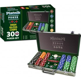 Piatnik Poker Set 300 High Gloss Chips Piatnik Poker Set 300 High Gloss Chips