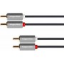 Kruger &amp Matz Cable 2x RCA male - 2x RCA male 10m (KM1210)