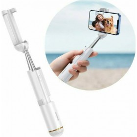 Baseus Mini Folding Selfie Stick με Bluetooth Λευκό Baseus Mini Folding Selfie Stick με Bluetooth Λευκό